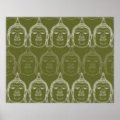 Buddha Zen Modern Pattern Custom Poster (Voorkant)