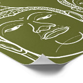 Buddha Zen Modern Pattern Custom Poster (Hoek)