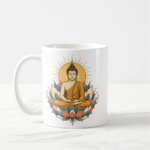 Buddha Zonsopgang Lotus Meditatie Mok