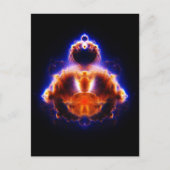 Buddhabrot Map Mandelbrot Set Gautama Buddha Briefkaart (Voorkant)