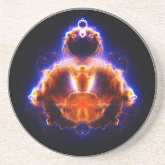 Buddhabrot Map Mandelbrot Set Gautama Buddha Zandsteen Onderzetter