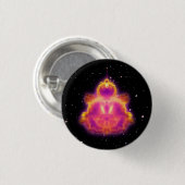 Buddhabrot Space Ronde Button 3,2 Cm (Voorkant /achterkant)