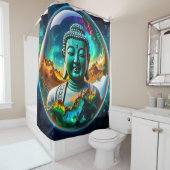 Buddhacore sphere 001 douchegordijn (In situ)