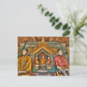 Buddha's In Een Tempel Briefkaart (Staand voorkant)