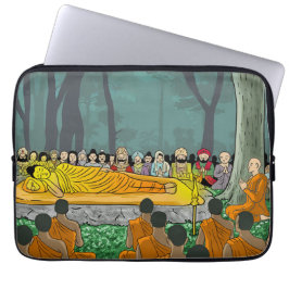 Buddha's laatste Nirvana-laptophoes Laptop Sleeve
