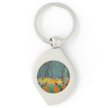 Buddha's laatste Nirvana Metal Sleutelhanger