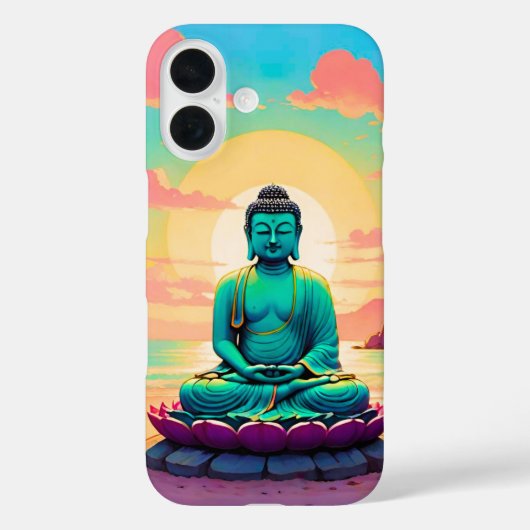 Buddha's Zonsondergangreflectie Case-Mate iPhone Case (Achterkant)