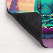 Buddha's Zonsondergangreflectie Muismat (Hoek)