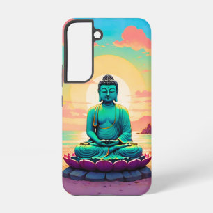 Buddha's Zonsondergangreflectie Samsung Galaxy Hoesje