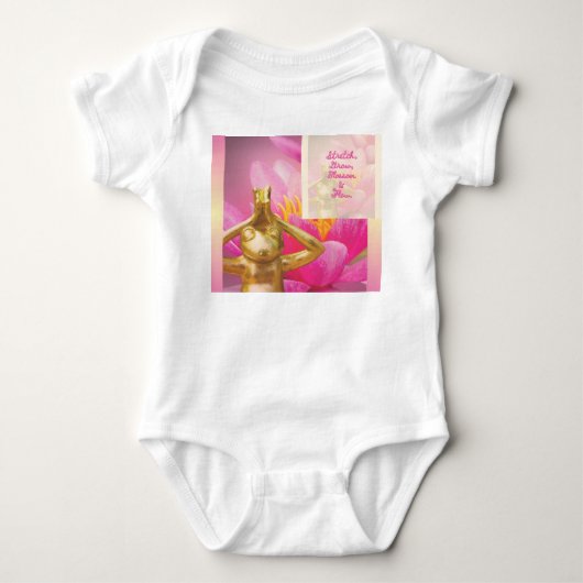 BuddhaToday 3.pnk #2 BUDDHA BABY Romper (Voorkant)