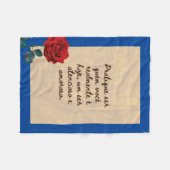 BuddhaToday #6 Knusse Boeddha Fleece Deken (Voorkant (Horizontaal))
