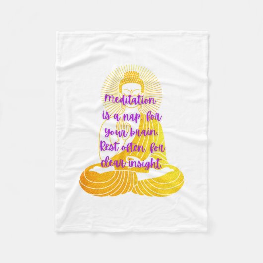 BuddhaToday Gezellige Quotes Deken #1 (Voorkant)