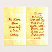 BuddhaToday V1 - #3 Boeddha "Message Book" Kaarten (Binnenkant ongevouwen)