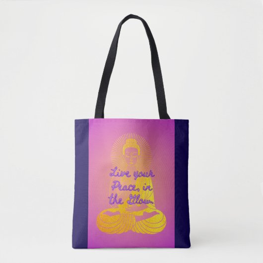 BuddhaToday V4 Sunrise Buddha Tote #1 Tote Bag (Voorkant)