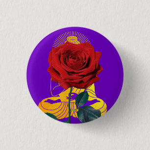 BuddhaToday V4 ZONSONDERGANG BUDDHA KNOP #1 Ronde Button 3,2 Cm