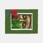 BuddhaTodayV2 #2 Knus Buddha Fleece Deken (Voorkant (Horizontaal))