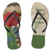 BuddhaTodayV2 'Loop in Vrede' #23 Teenslippers (Voetbed)