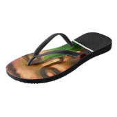 BuddhaTodayV2 'Loop in Vrede' #5 Origineel met cit Teenslippers (Schuin)