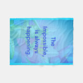 BuddhaTodayV3.blu #5 Knusse Buddha fleece deken (Voorkant (Horizontaal))