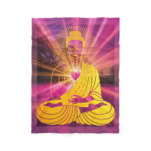 BuddhaTodayV4 #1 Gezellige Buddha Fleece Deken