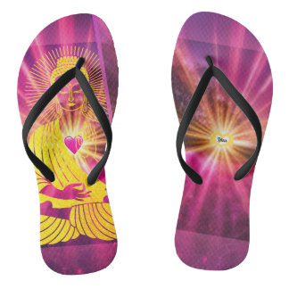 BuddhaTodayV4 #22  'Loop in Vrede' Teenslippers