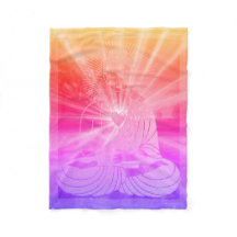BuddhaTodayV4 #4 Knuffel Buddha fleece deken