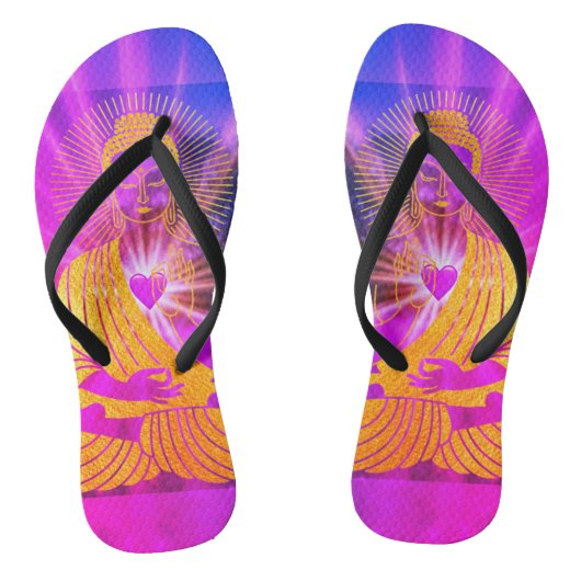 BuddhaTodayV4 #4 'Loop in Vrede' Teenslippers (Voetbed)