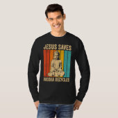 Buddhism Buddha Buddhist Jesus Saves - Buddha Recy T-shirt (Voorkant volledig)