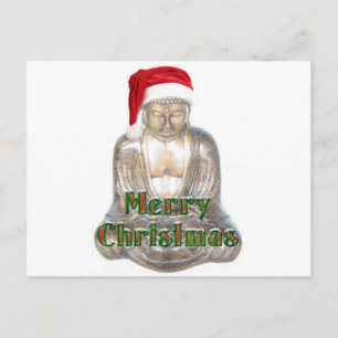 Buddhism - Buddha - Merry Christmas Hat Feestdagenkaart
