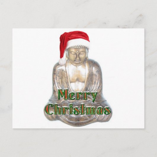 Buddhism - Buddha - Merry Christmas Hat Feestdagenkaart (Voorkant)