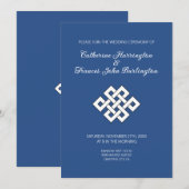 Buddhism Endless Knot Buddhist Wedding Ceremony  Kaart (Voorkant / Achterkant)