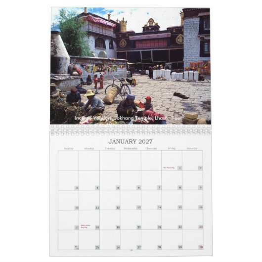 BUDDHIST ASIA 2008 CALENDAR KALENDER (Jan 2027)