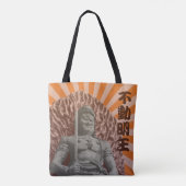 Buddhist Deity Fudo Myo-o Tote Bag (Achterkant)