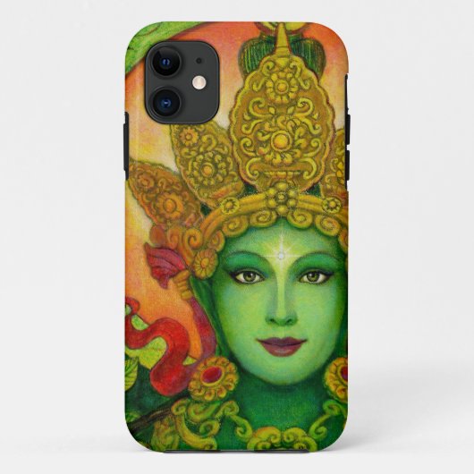 Buddhist Goddess Green Tara iPhone 5 Hoesje (Achterkant)