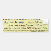 Buddhist Metta Chant Bumpersticker (Voorkant)