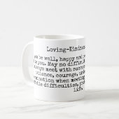 Buddhist Metta met liefdesgevoel Koffiemok (Voorkant links)