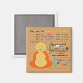 Buddhist Metta met liefdesgevoel Magneet (Voorkant / Achterkant)