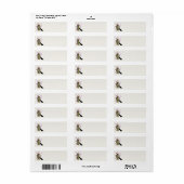 Buddhist Monk Return Address Label (Full Sheet)