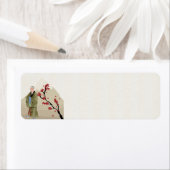 Buddhist Monk Return Address Label (Insitu)