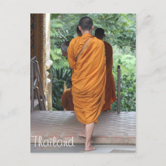 Buddhist Monk Thailand Briefkaart