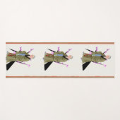 Buddhist Monk Yoga Mat (Voorkant (horizontaal))