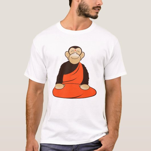Buddhist Monkey T-shirt (Voorkant)