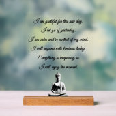 Buddhist Morning Prayer Acryl Bord (Neutraal)