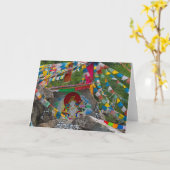 Buddhist Painting on Rocks Kaart (Gele Bloem)