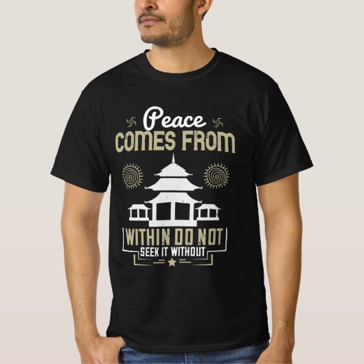 Buddhist quotes Buddhism Gift T-shirt (Voorkant)