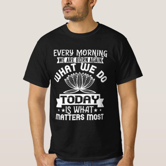Buddhist quotes Buddhism Gift T-shirt (Voorkant)