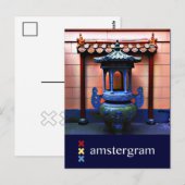 Buddhist Temple Amsterdam Briefkaart (Voorkant / Achterkant)