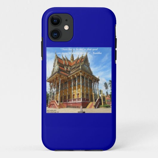 Buddhist Temple & Buddha Proverb iPhone 5/5S Hoesj Case-Mate iPhone Case (Achterkant)