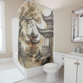 Buddhist Temple Douchegordijn (In situ)