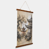Buddhist Temple Hangend Wandkleed (Gebogen)